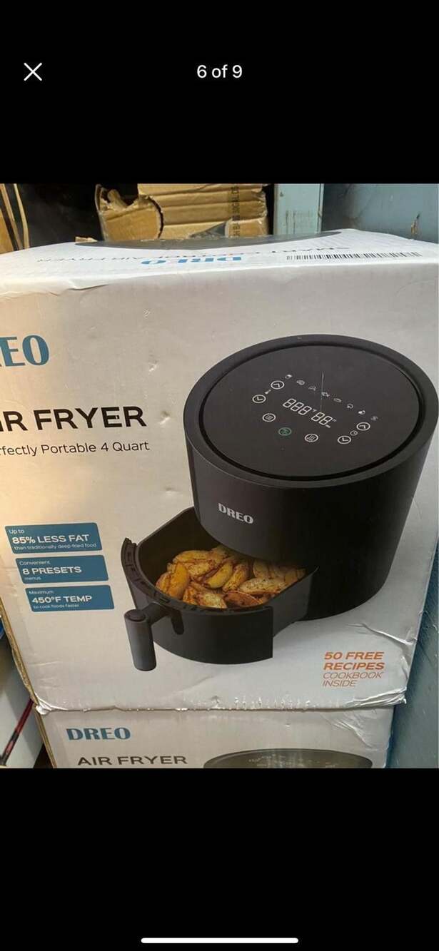 Dreo Smart Control Air Fryer 4 Quart Black